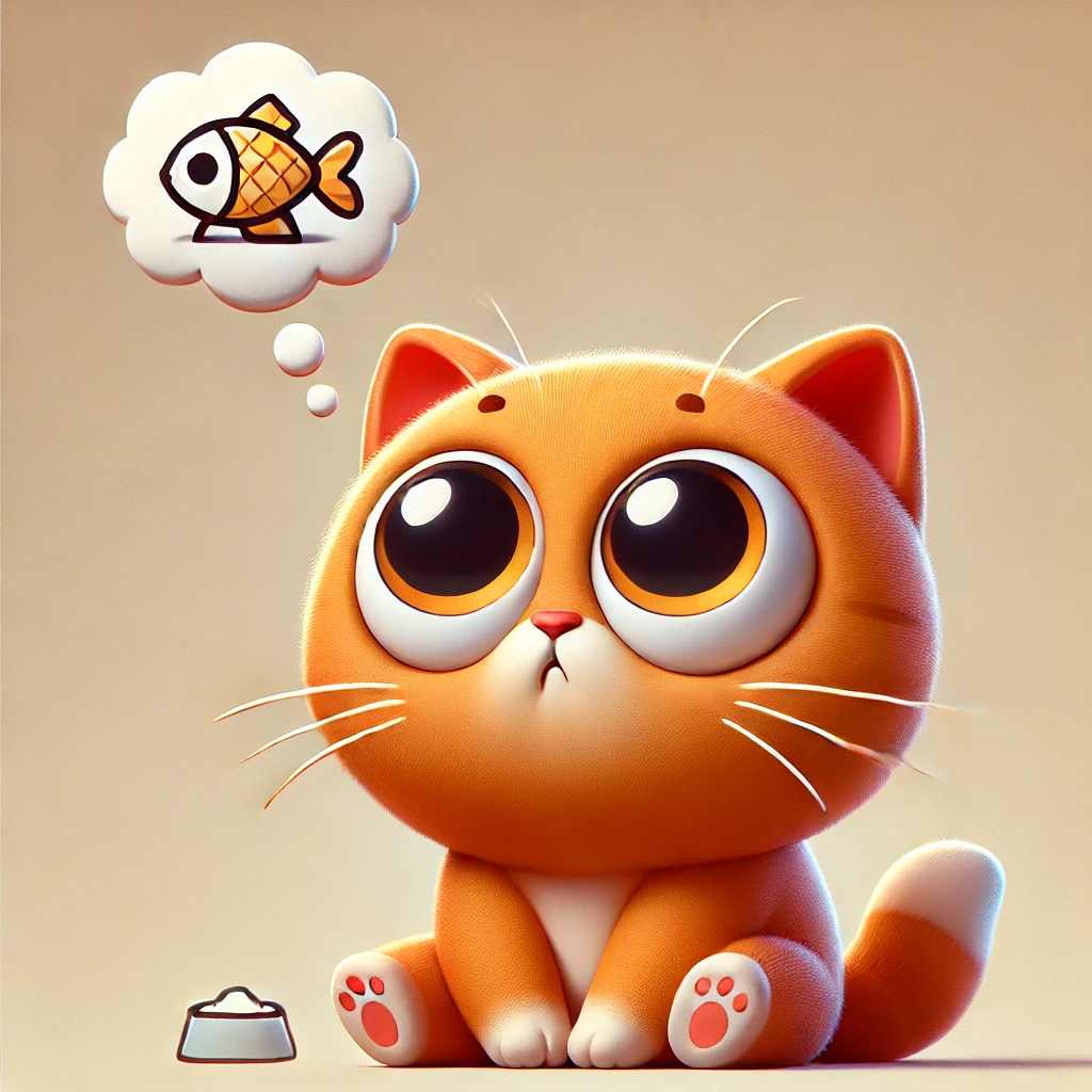 DALLE_2024-09-03_17_32_58_-_An_orange_humorous_cat_with_big_expressive_eyes_sitting_in_a_thoughtful_pose__The_cat_looks_like_its_deep_in_thought_or_daydreaming_with_a_dreamy_.webp