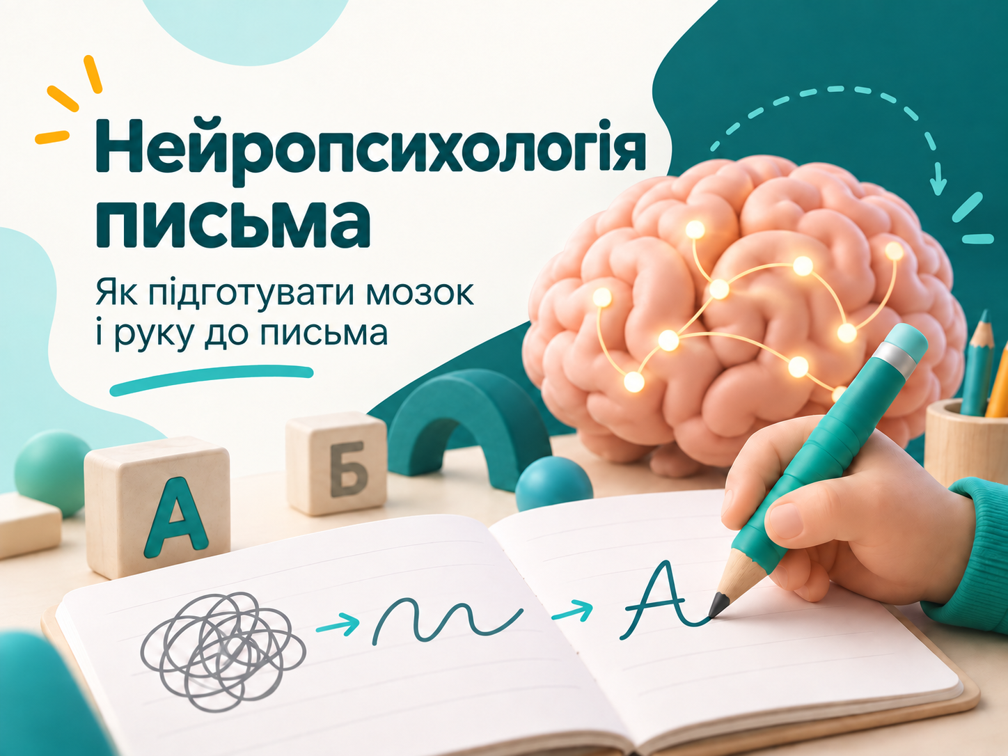 Нейропсихологія письма. Як підготувати мозок і руку до письма