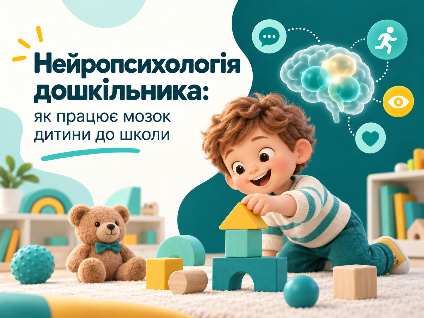 Нейропсихологія дошкільника: як працює мозок дитини до школи